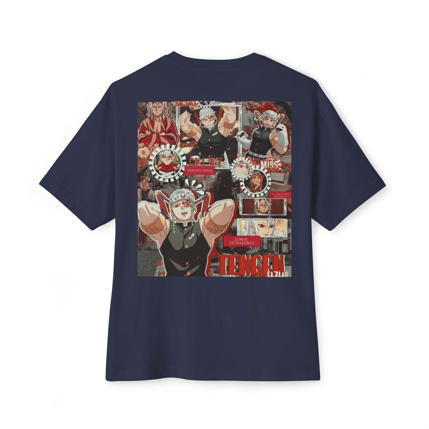 Demon Slayer Unisex Oversized Boxy Tee, Graphic Tee, Anime Shirt, Casual Wear, Gift for Fans, Streetwear, Character Tee
