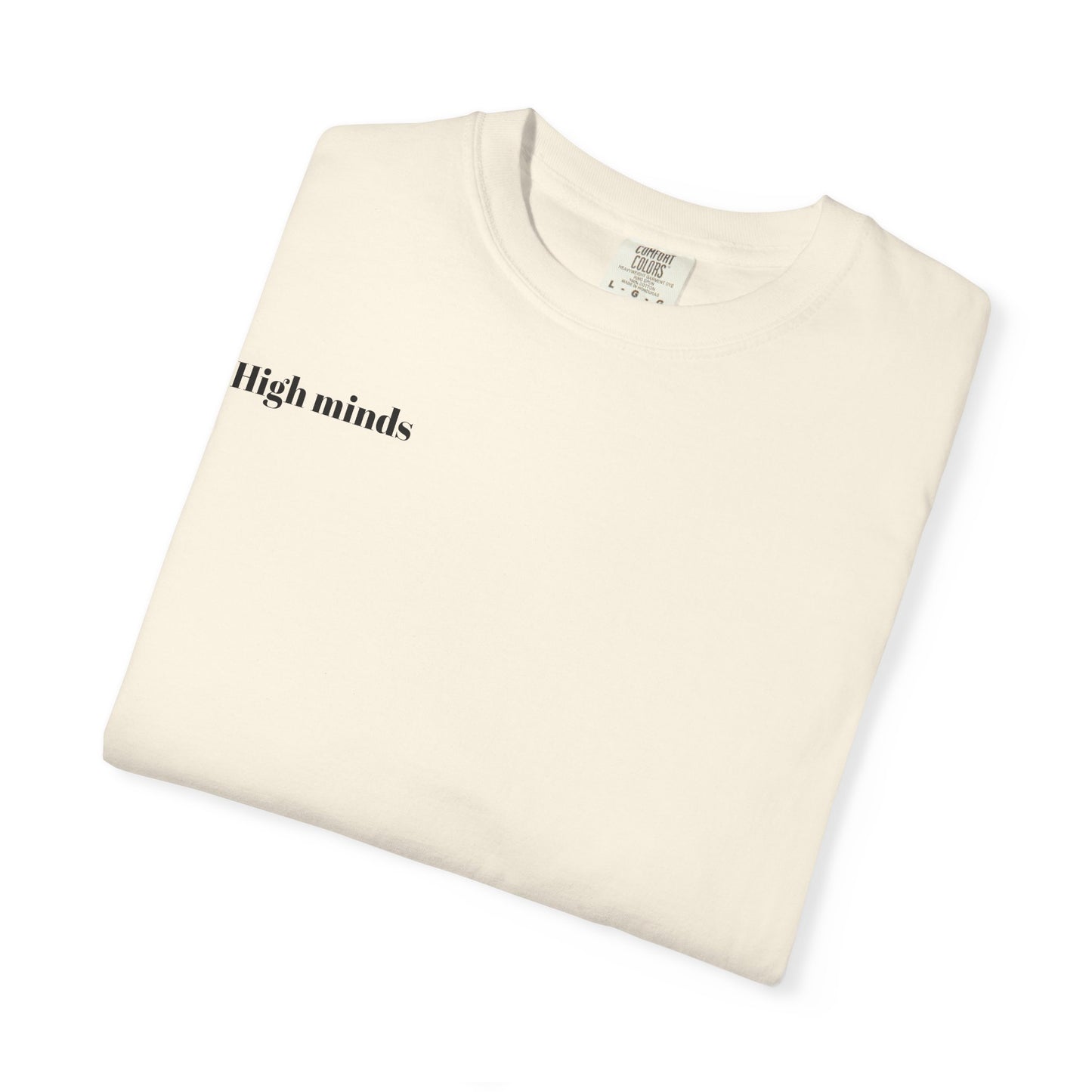Unisex High Minds Deep Vibes T-shirt, Graphic Tee, Casual Wear, Gift for Friends, Festival Shirt, Relaxed Style