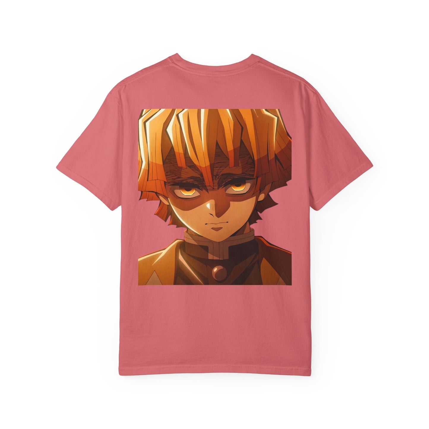Demon Slayer Unisex Garment-Dyed T-Shirt, Anime Apparel, Gift for Fans, Casual Wear, Trendy Graphic Tee