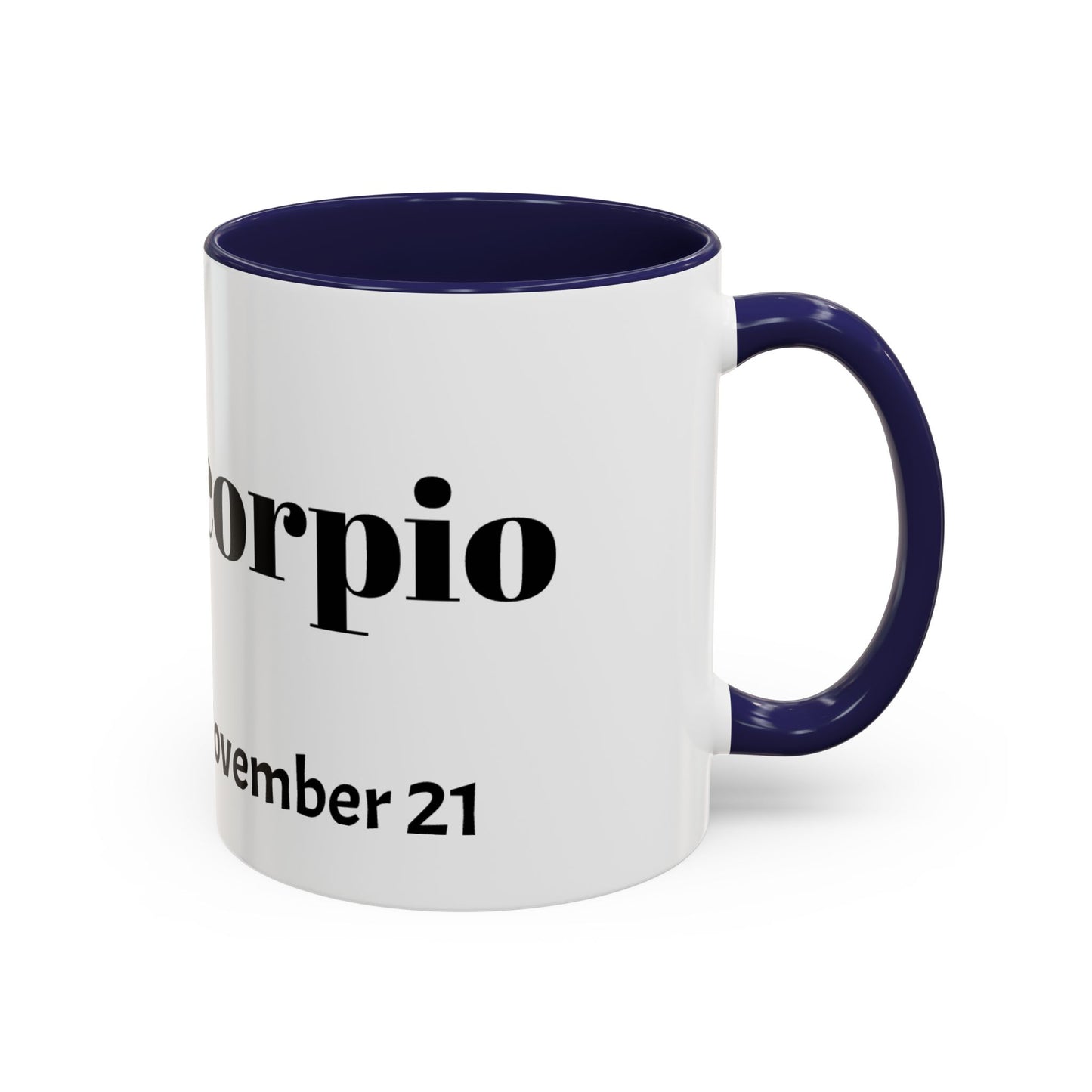 Scorpio Zodiac Coffee Mug - Astrology Gift, Horoscope Mug, Black Accent, Astrology Lover, Personalized Coffee Cup