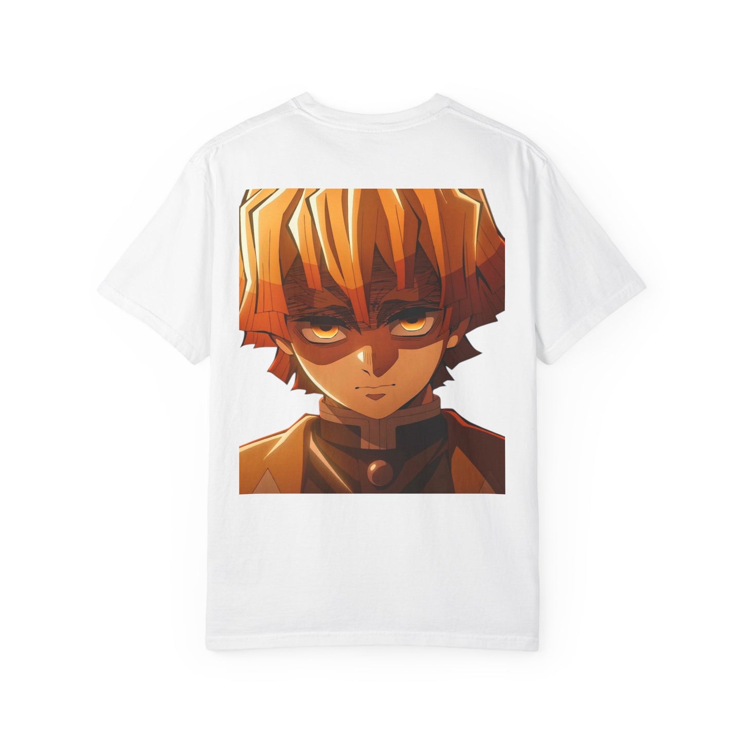 Demon Slayer Unisex Garment-Dyed T-Shirt, Anime Apparel, Gift for Fans, Casual Wear, Trendy Graphic Tee