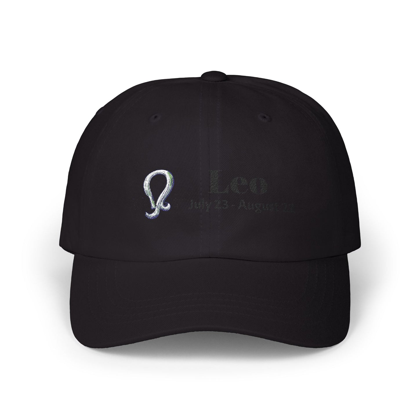 Leo Zodiac Classic Dad Cap, Astrology Hat, Horoscope Gift, White Adjustable Cap, Stylish Summer Accessory