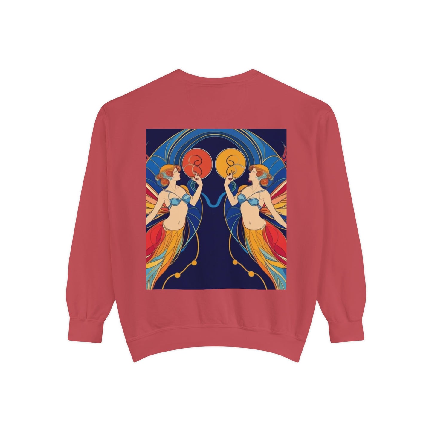 Gemini Astrological sign Unisex Garment-Dyed Sweatshirt