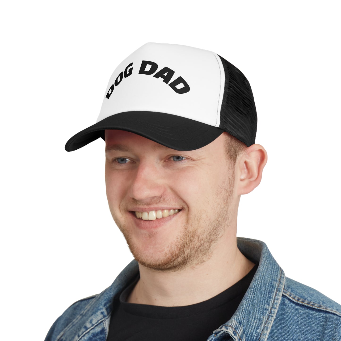 Dog Dad Mesh Cap, Perfect Gift for Pet Lovers, Father's Day, Outdoor Activities, Cool Everyday Style, Adjustable Trucker Hat