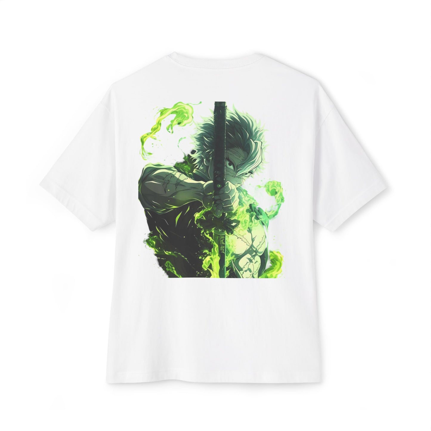 Demon Slayer Unisex Boxy Tee: Anime Fan Gift, Oversized Streetwear, Casual Summer Top, Geek Chic Apparel, Unique Japanese Culture Tee