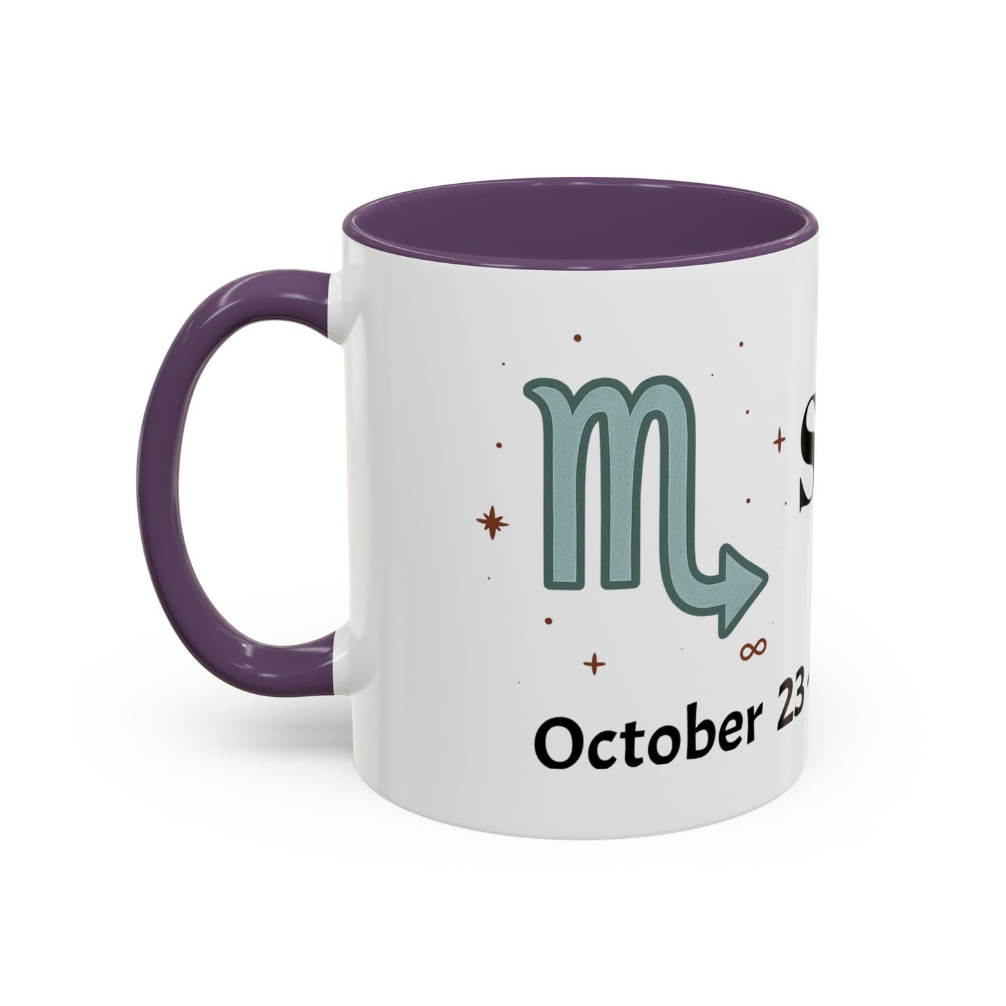 Scorpio Zodiac Coffee Mug - Astrology Gift, Horoscope Mug, Black Accent, Astrology Lover, Personalized Coffee Cup