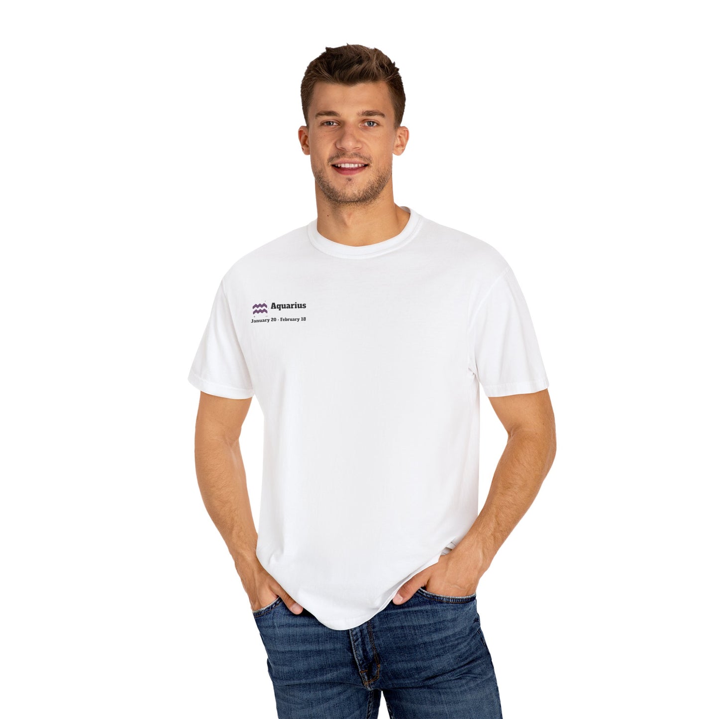 Aquarius zodiac sign Unisex T-shirt with Celestial Design - Astrology Gifts, Cosmic Tees for Horoscope Lovers, Astrology Apparel, Starry Night [...]