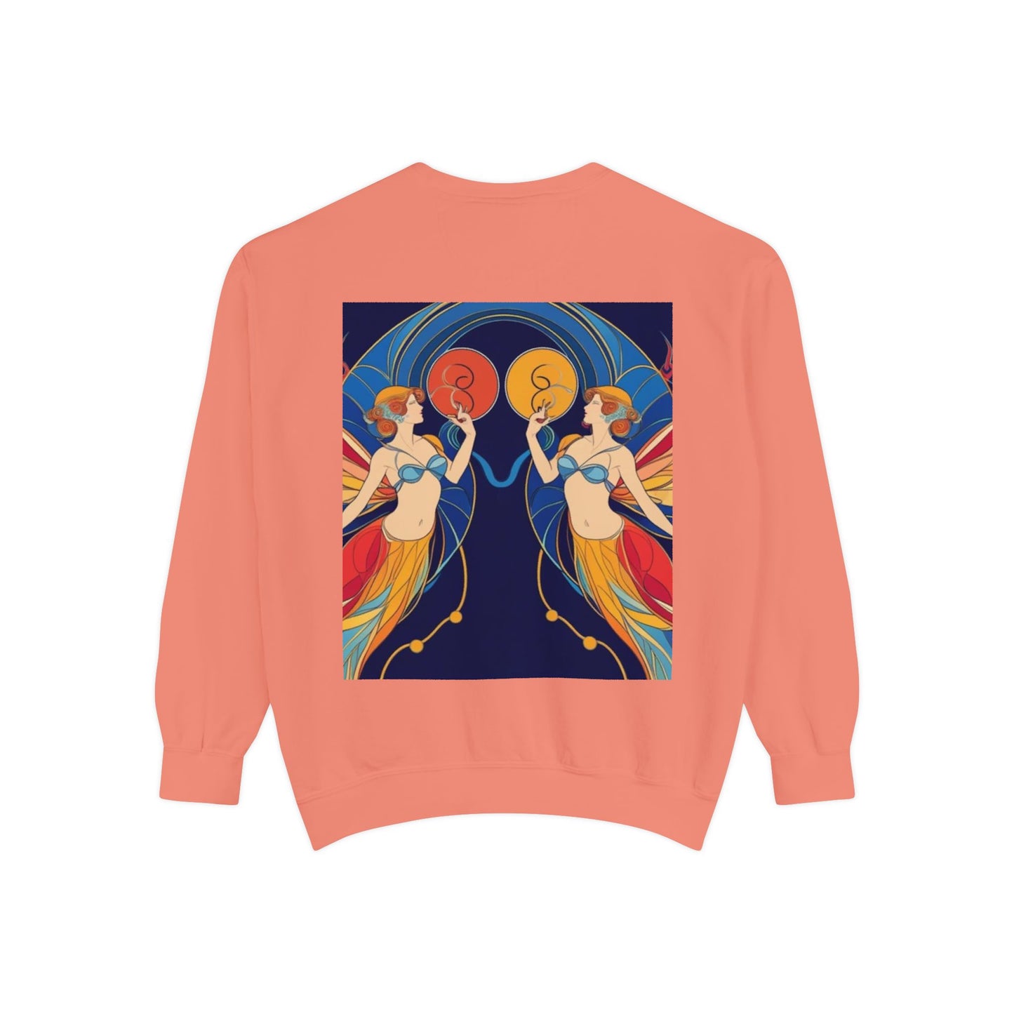 Gemini Astrological sign Unisex Garment-Dyed Sweatshirt