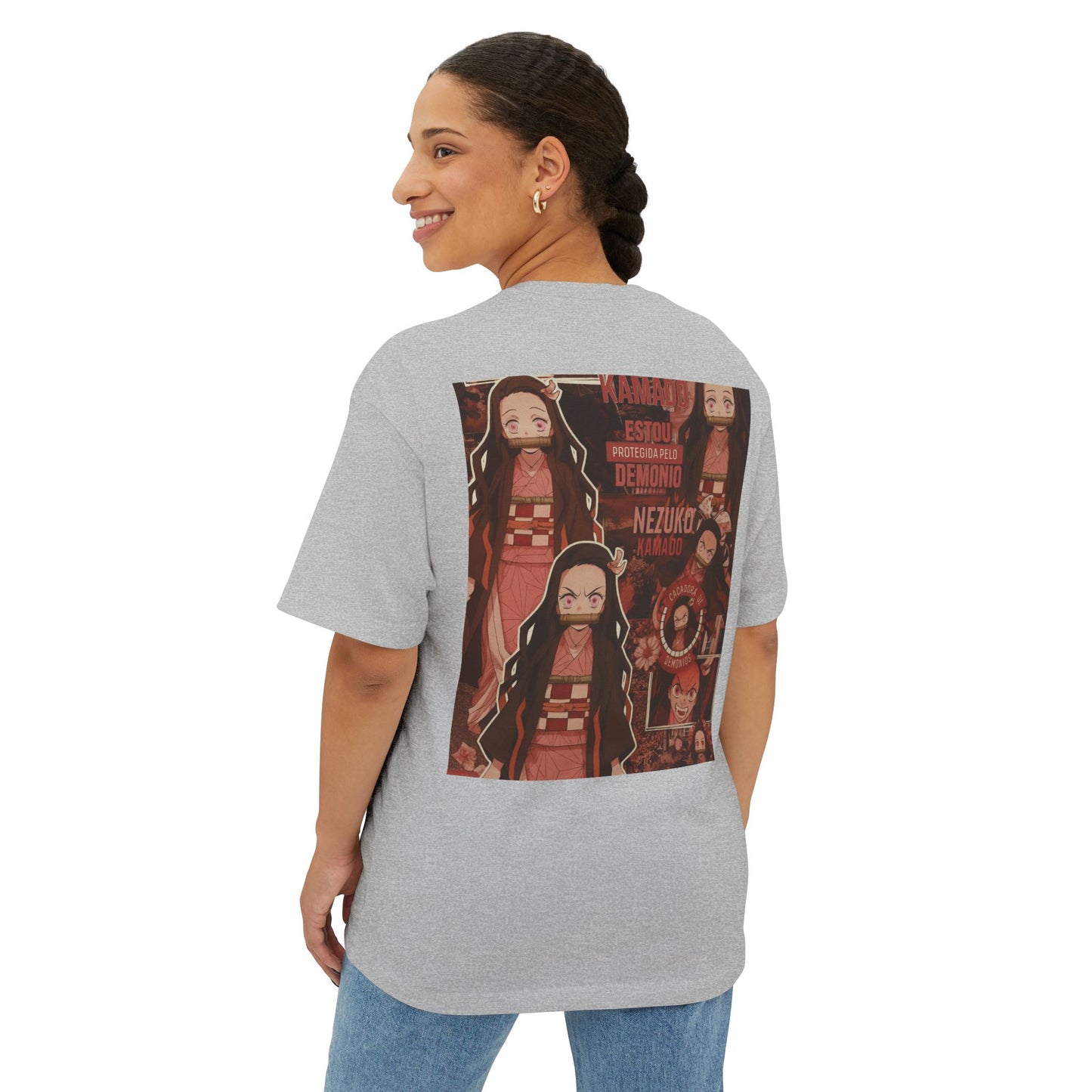 Demon Slayer Unisex Oversized Tee, Anime T-Shirt, Gift for Fans, Cosplay Apparel, Casual Streetwear, Perfect for Conventions