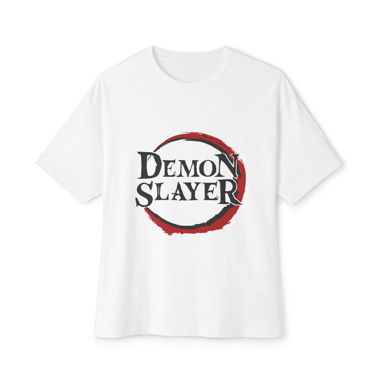 Demon Slayer Unisex Oversized Boxy Tee, Anime Shirt, Gift for Fans, Comfortable Casual Wear, Best for Conventions, Summer Style