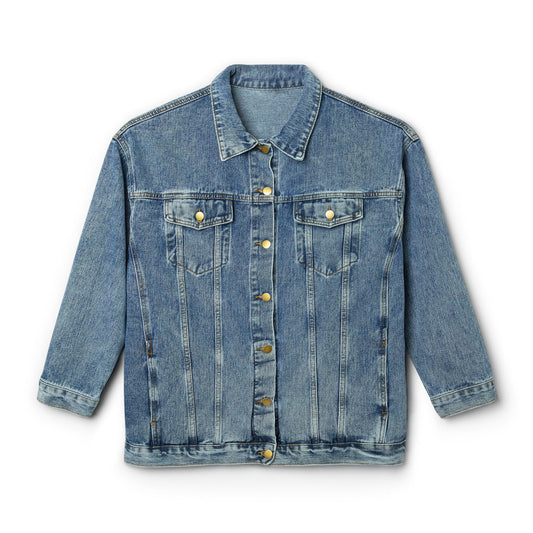 Born to Ride Women's Denim Jacket | Casual Outerwear for Bikers, Trendy Layer, Vintage Style, Everyday Wear, Gift for Ride Lovers