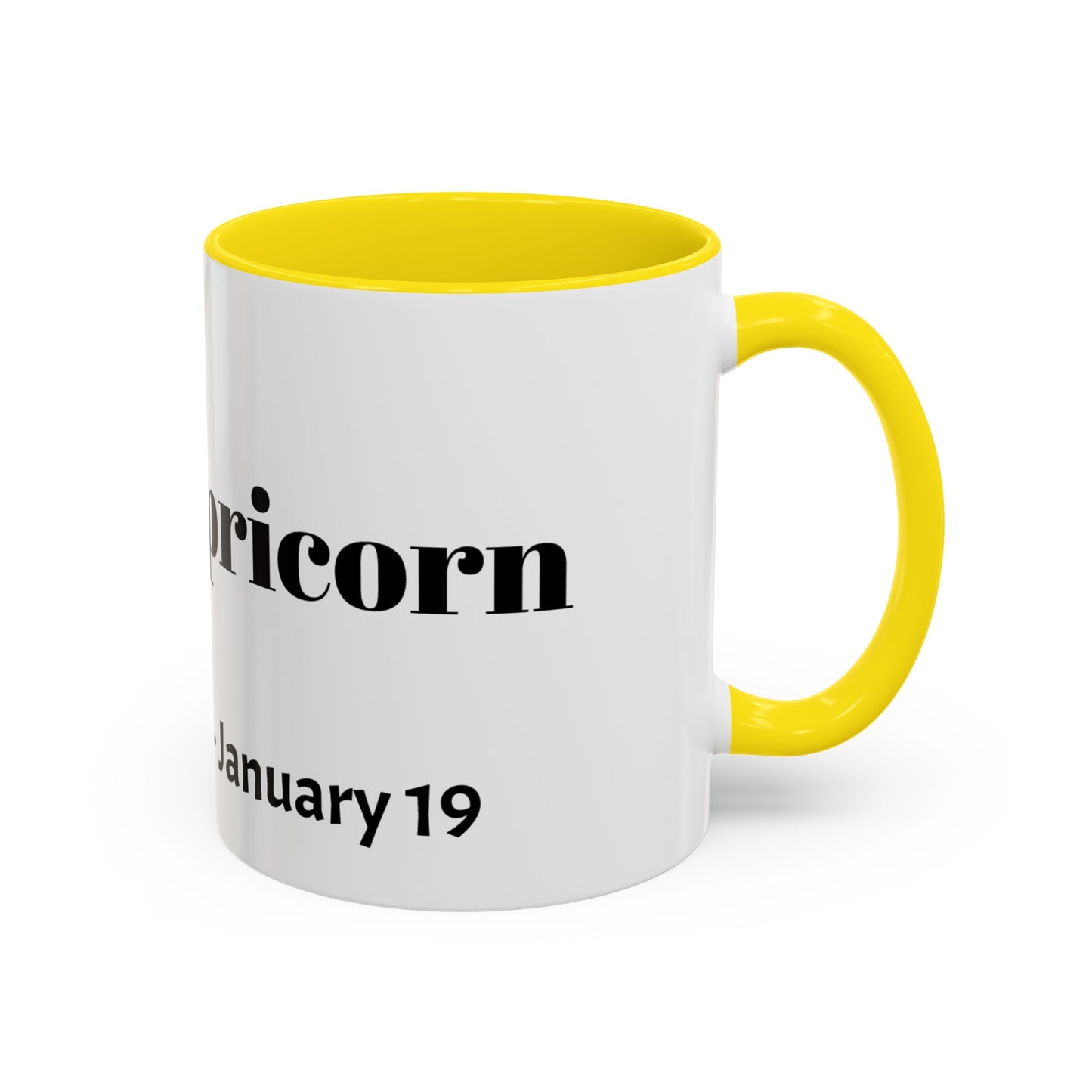Capricorn Zodiac sign Accent Coffee Mug, Zodiac Gift, Astrology Mug, Horoscope Decor, Perfect for Birthdays & Holidays