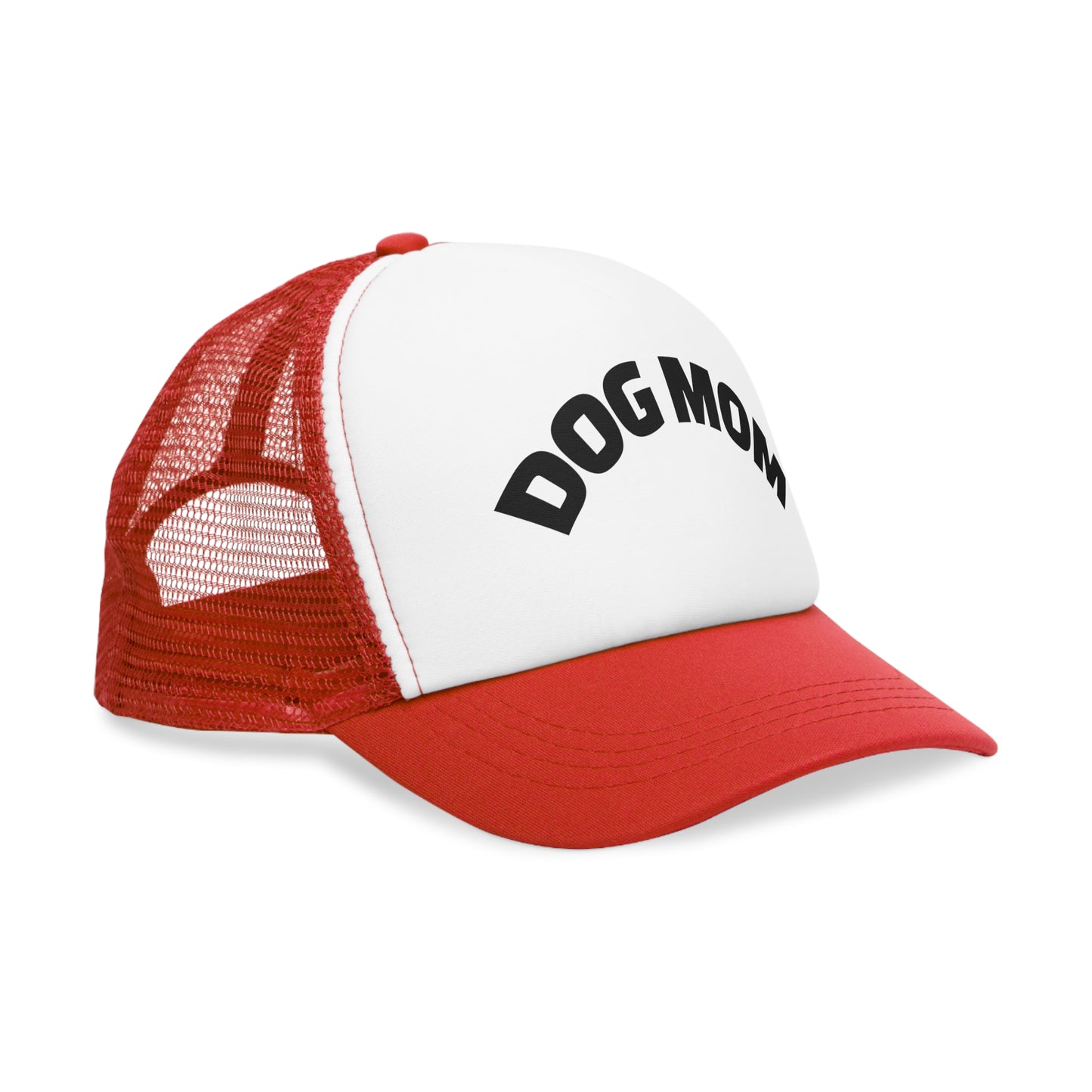 Cute Dog Mom Mesh Cap, Pet Lover Gift, Trucker Hat for Dog Lovers, Adjustable Baseball Cap, Funny Dog Owner Accessories