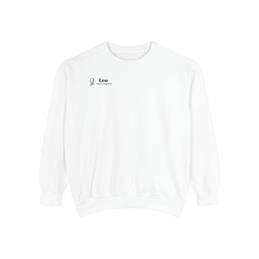 Leo astrological sign Unisex Garment-Dyed Sweatshirt