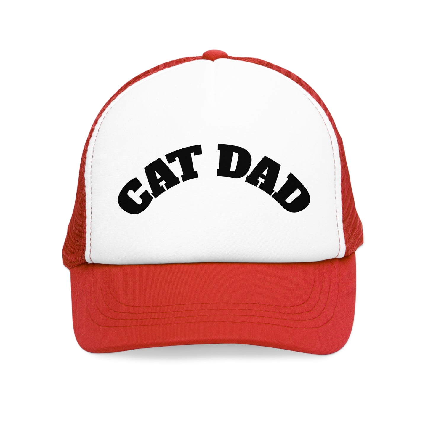 Cat Dad Mesh Cap - Perfect Gift for Pet Lovers, Father's Day, Casual Wear, Fun Trucker Hat, Cat Parent Apparel, Gift for Cat Owners