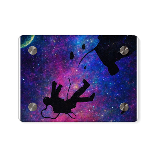 Cosmic Astronaut Wall Art, Space Decor, Acrylic Panels, Unique Home Decoration, Gallery Wall Art, Gifts for Space Lovers