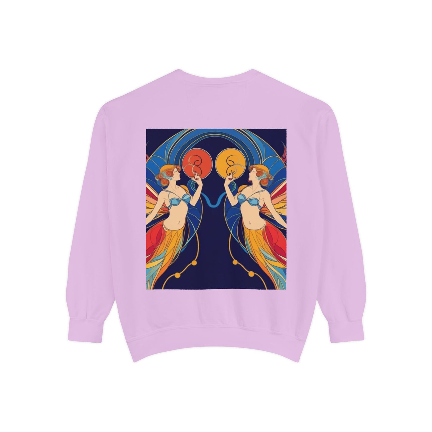 Gemini Astrological sign Unisex Garment-Dyed Sweatshirt