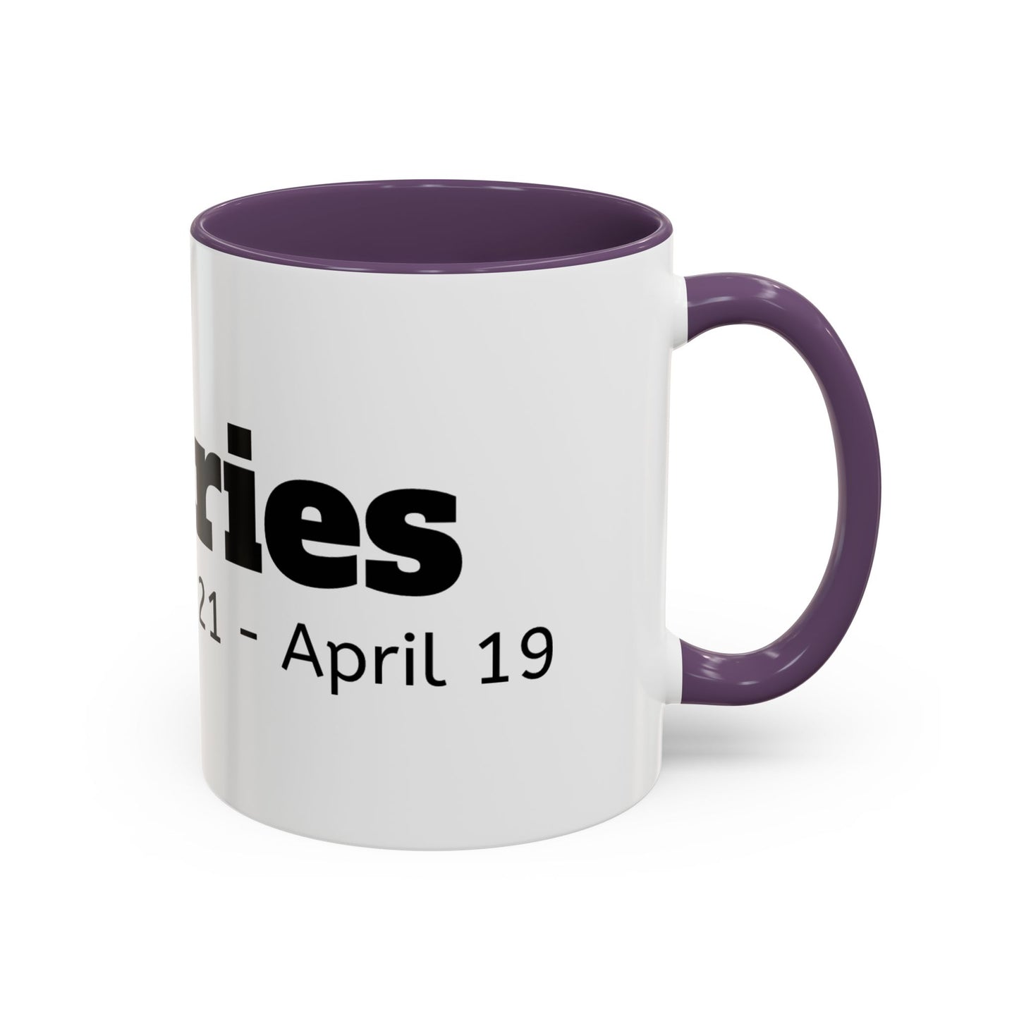 Aries Accent Coffee Mug | Astrology Gift for March Birthdays | Zodiac Lover's Cup | Coffee Lovers Mug | Personalized Aries Mug