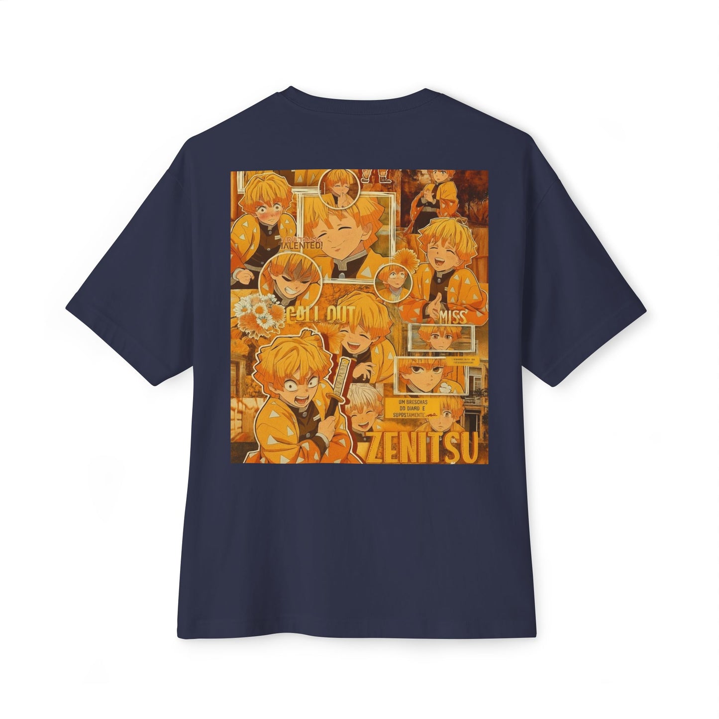 Demon Slayer Unisex Oversized Boxy Tee - Anime Merch, Comfortable Streetwear, Gift for Fans, Cosplay Outfit, Casual Wear