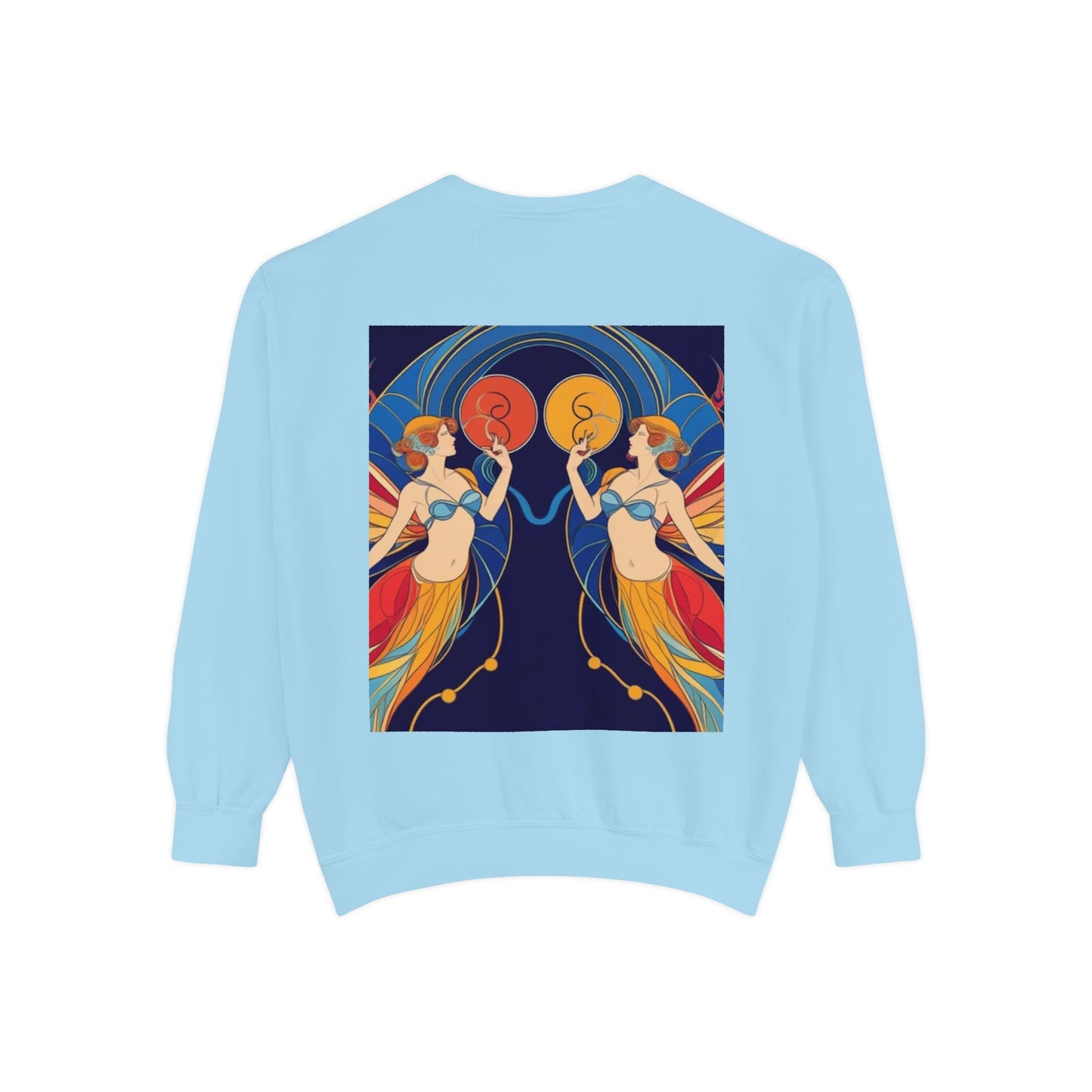 Gemini Astrological sign Unisex Garment-Dyed Sweatshirt