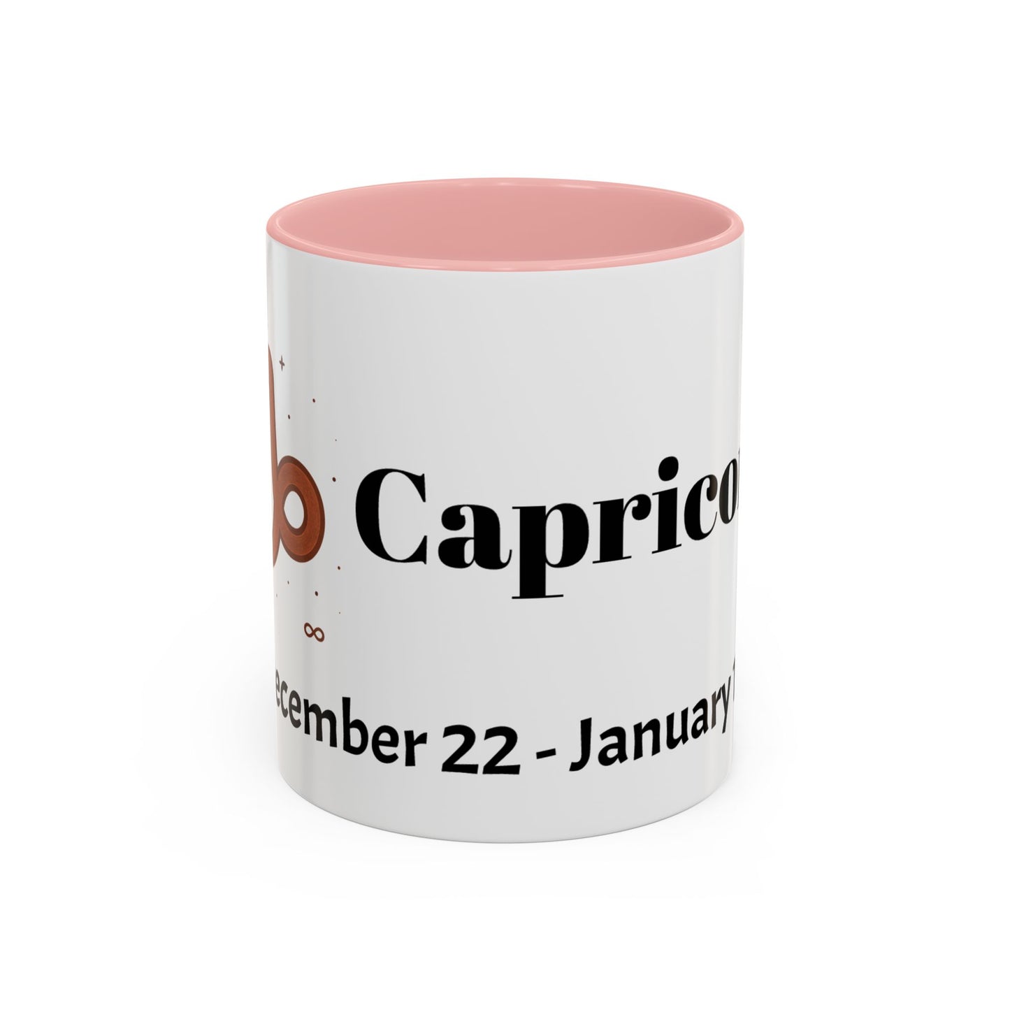 Capricorn Zodiac sign Accent Coffee Mug, Zodiac Gift, Astrology Mug, Horoscope Decor, Perfect for Birthdays & Holidays