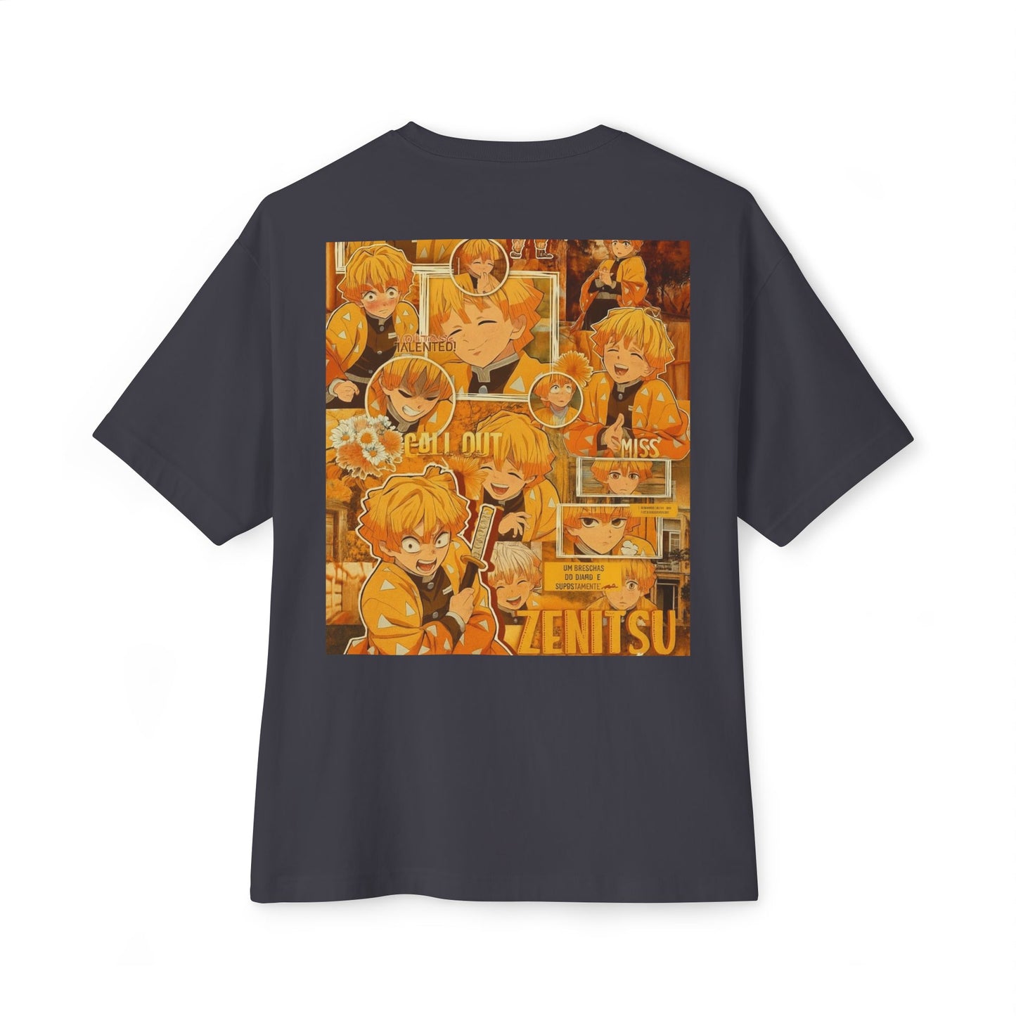 Demon Slayer Unisex Oversized Boxy Tee - Anime Merch, Comfortable Streetwear, Gift for Fans, Cosplay Outfit, Casual Wear