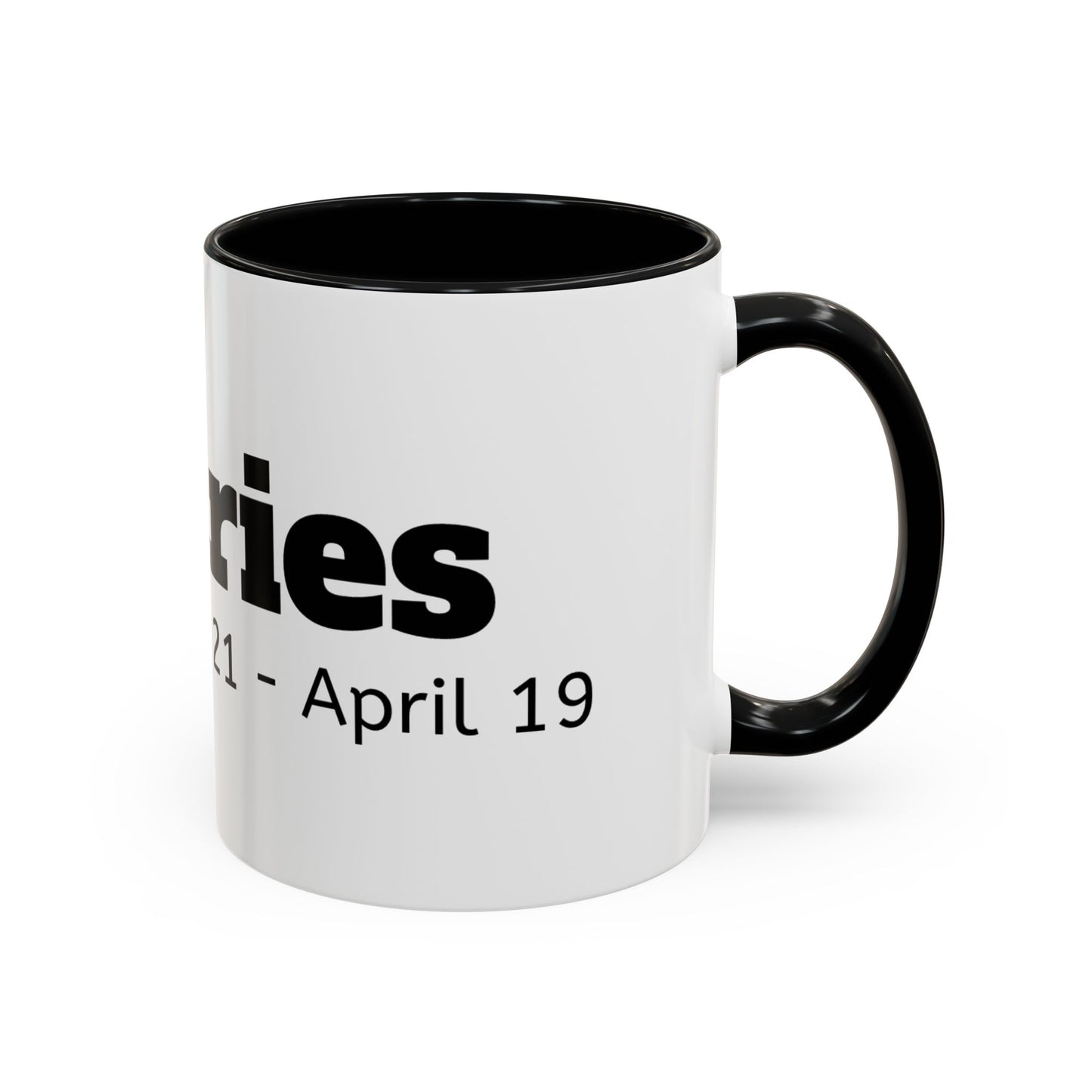 Aries Accent Coffee Mug | Astrology Gift for March Birthdays | Zodiac Lover's Cup | Coffee Lovers Mug | Personalized Aries Mug