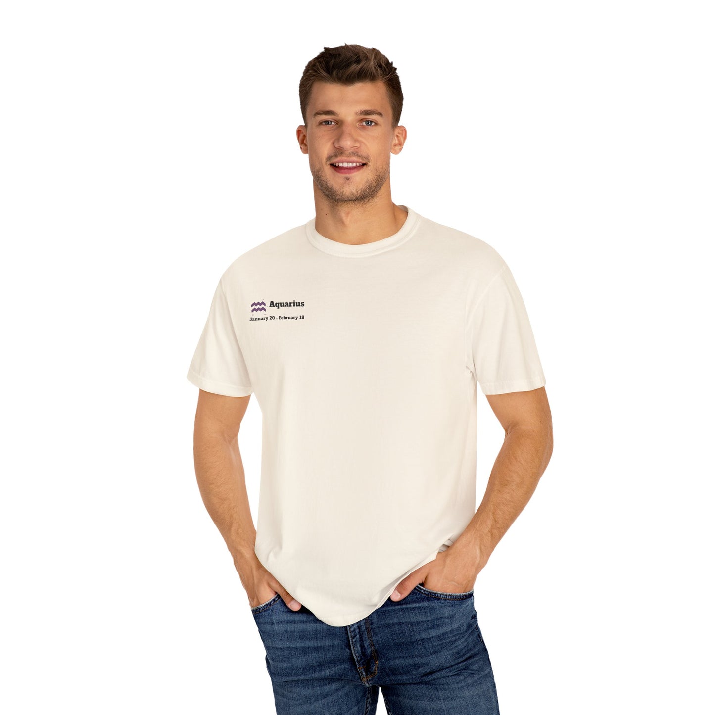 Aquarius zodiac sign Unisex T-shirt with Celestial Design - Astrology Gifts, Cosmic Tees for Horoscope Lovers, Astrology Apparel, Starry Night [...]