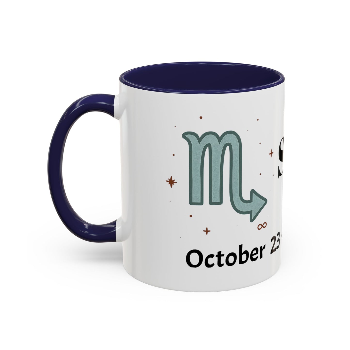 Scorpio Zodiac Coffee Mug - Astrology Gift, Horoscope Mug, Black Accent, Astrology Lover, Personalized Coffee Cup