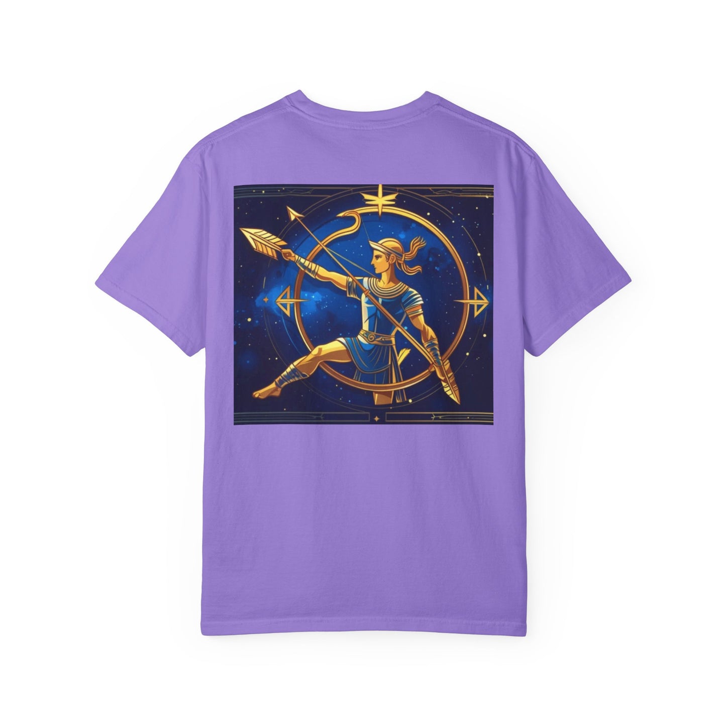 Sagittarius Zodiac sign Graphic T-shirt, Bohemian Style Tee, Astrology Gift, Unisex Casual Wear, Unique Graphic Tee, Space Inspired Fashion