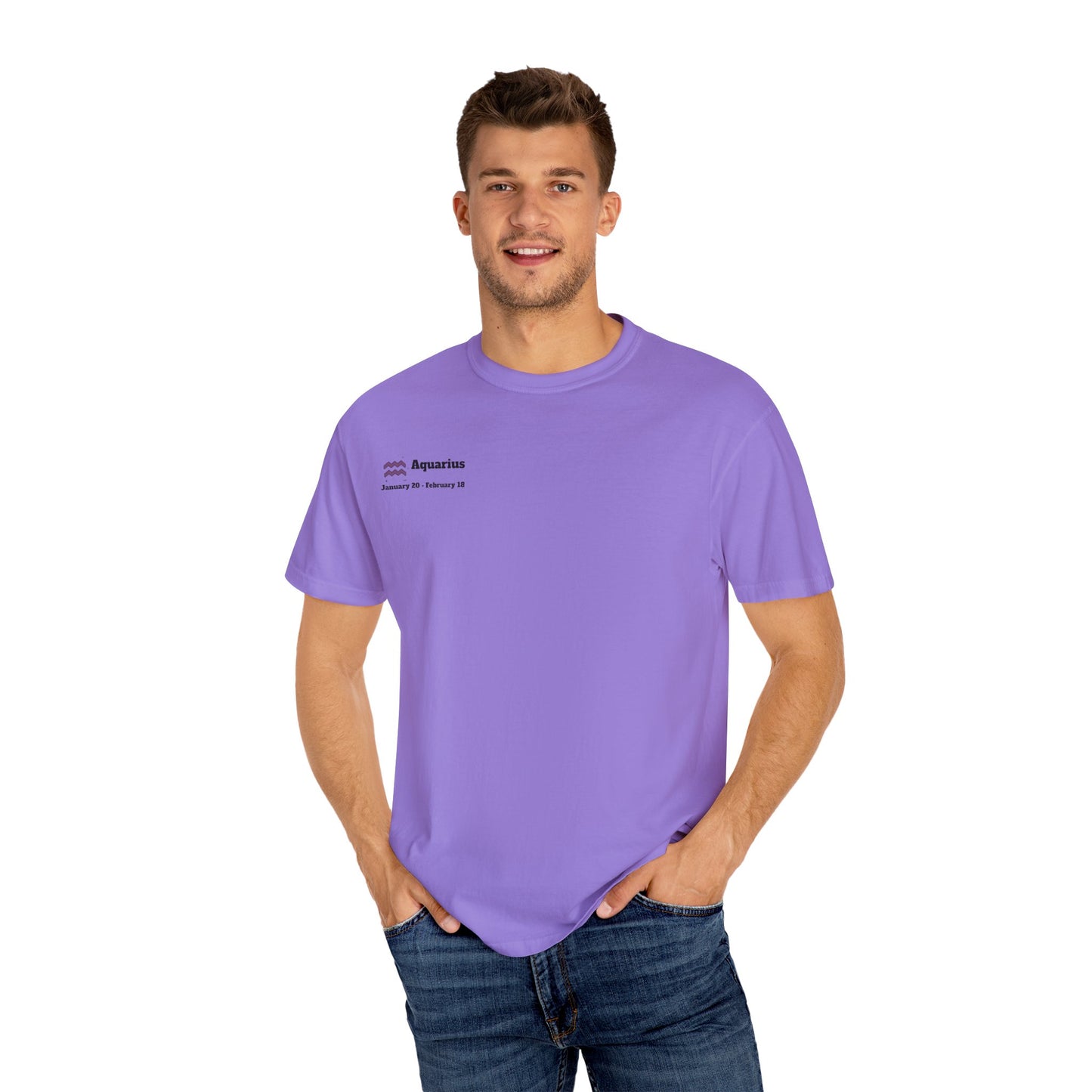 Aquarius zodiac sign Unisex T-shirt with Celestial Design - Astrology Gifts, Cosmic Tees for Horoscope Lovers, Astrology Apparel, Starry Night [...]