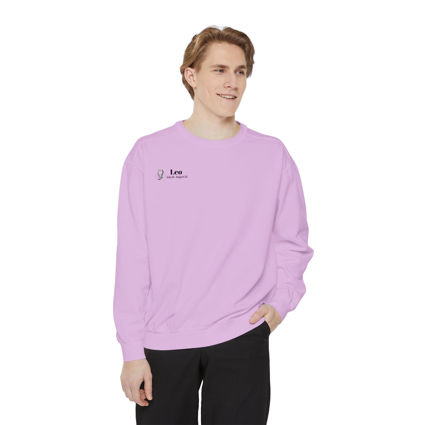 Leo astrological sign Unisex Garment-Dyed Sweatshirt