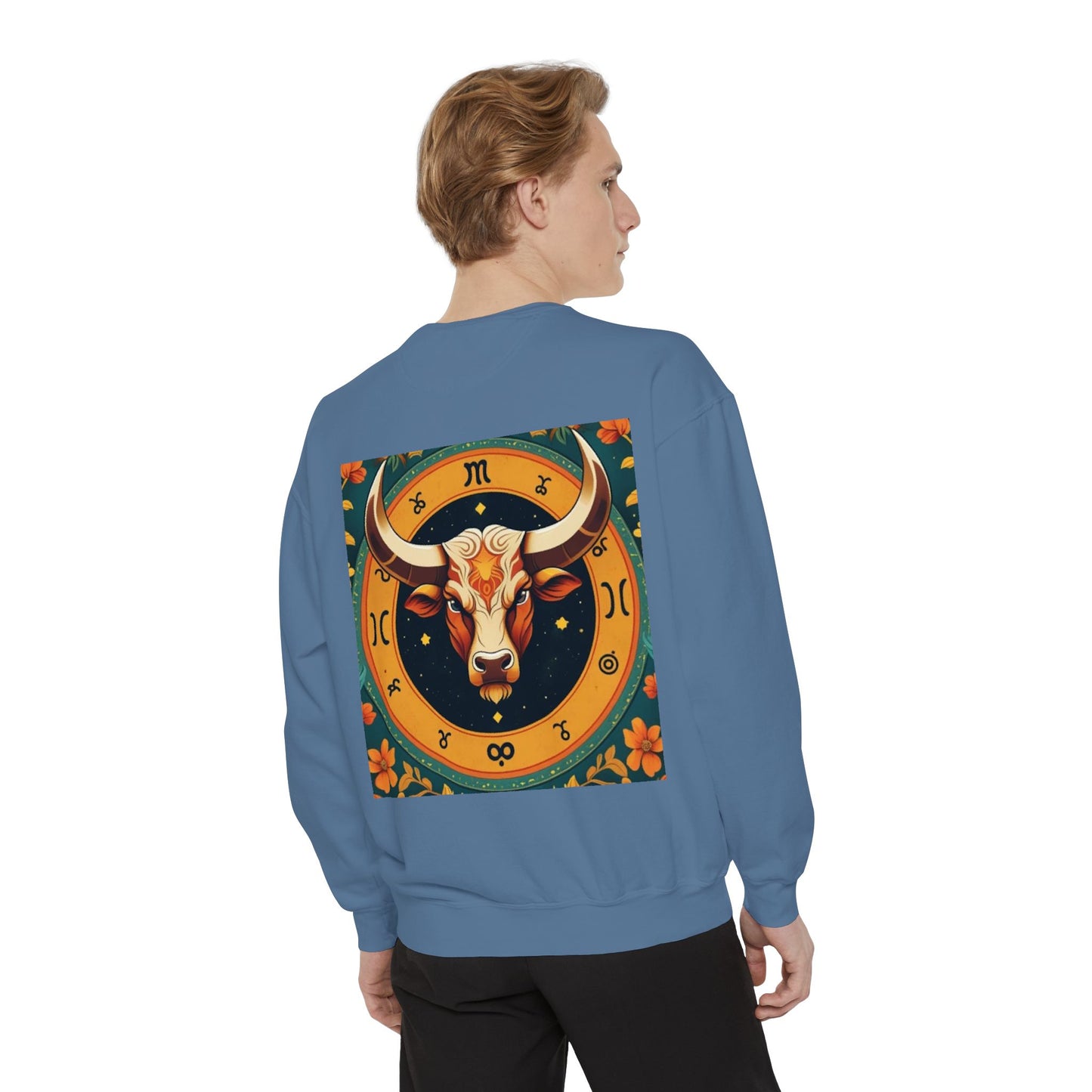 Taurus Astrological sign Unisex Garment-Dyed Sweatshirt