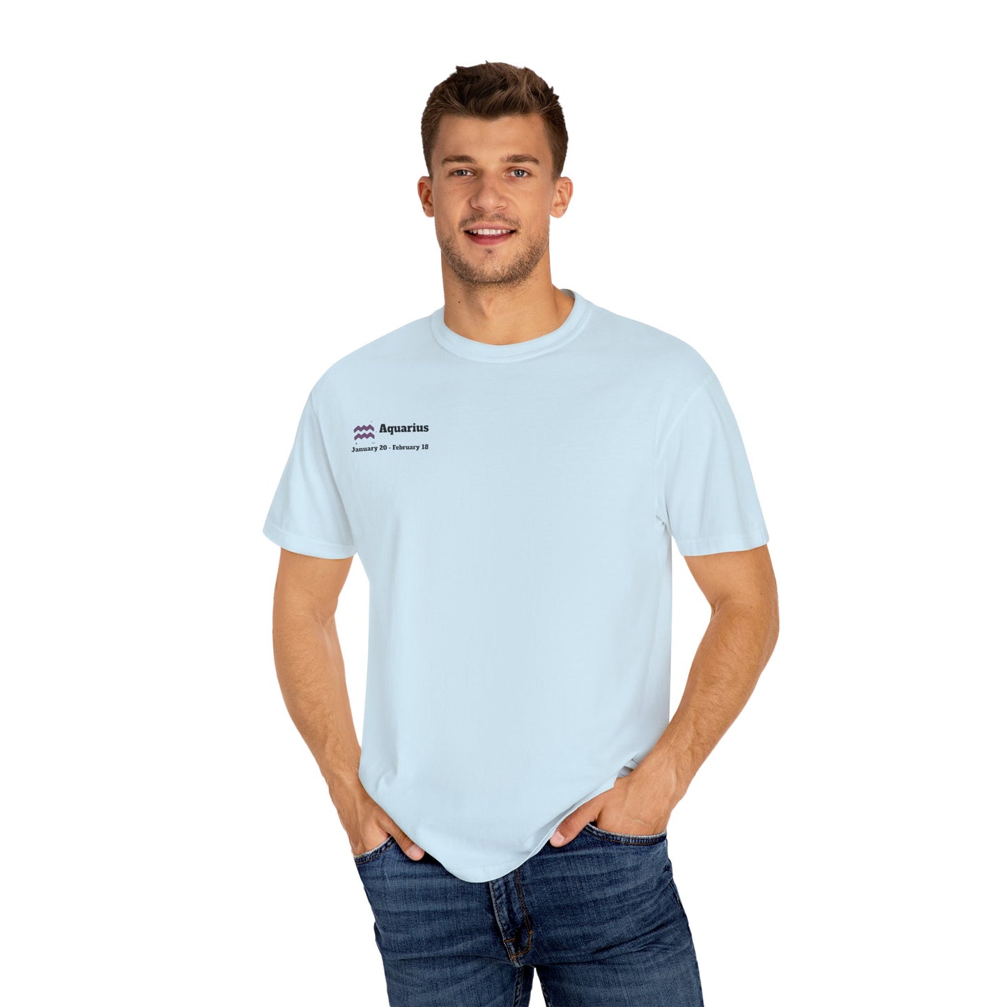 Aquarius zodiac sign Unisex T-shirt with Celestial Design - Astrology Gifts, Cosmic Tees for Horoscope Lovers, Astrology Apparel, Starry Night [...]