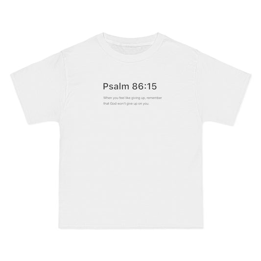 Inspirational Christian T-Shirt, Faith Shirt, Religious Apparel, Psalm 86:15 Tee, Spiritual Gift for Believers