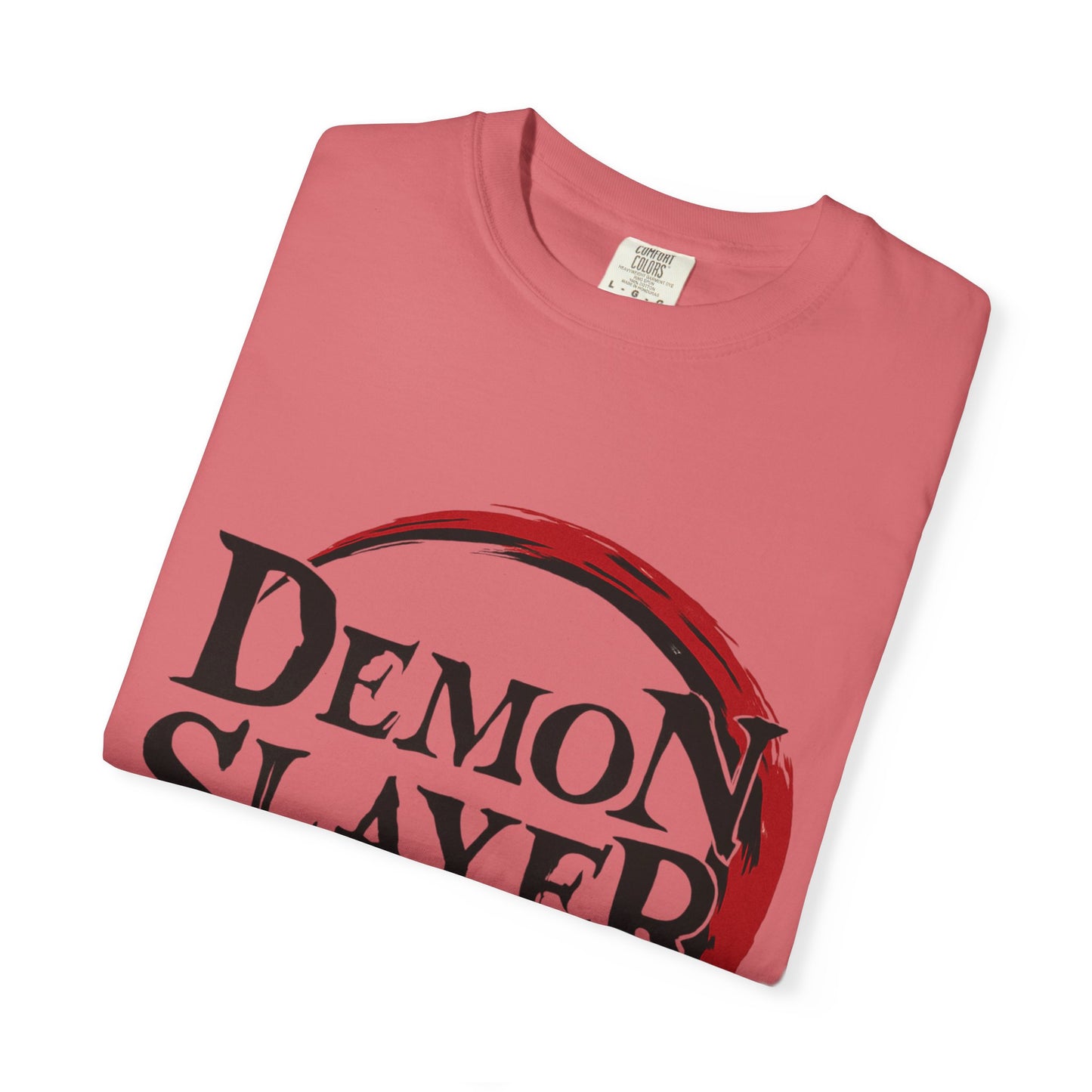 Demon Slayer Unisex Garment-Dyed T-Shirt, Anime Apparel, Gift for Fans, Casual Wear, Trendy Graphic Tee