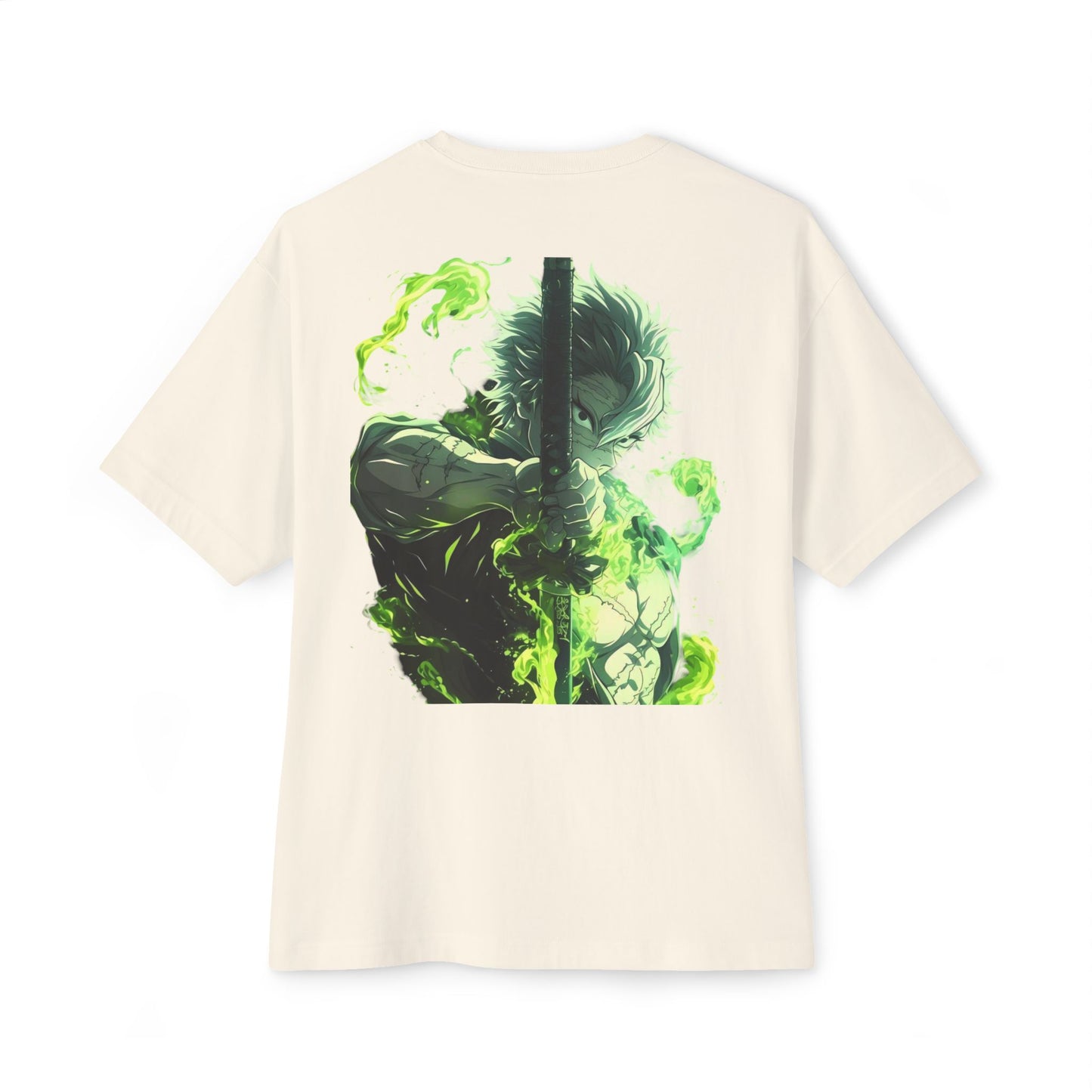 Demon Slayer Unisex Boxy Tee: Anime Fan Gift, Oversized Streetwear, Casual Summer Top, Geek Chic Apparel, Unique Japanese Culture Tee