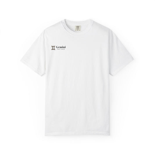 Gemini zodiac sign Unisex Garment-Dyed T-shirt