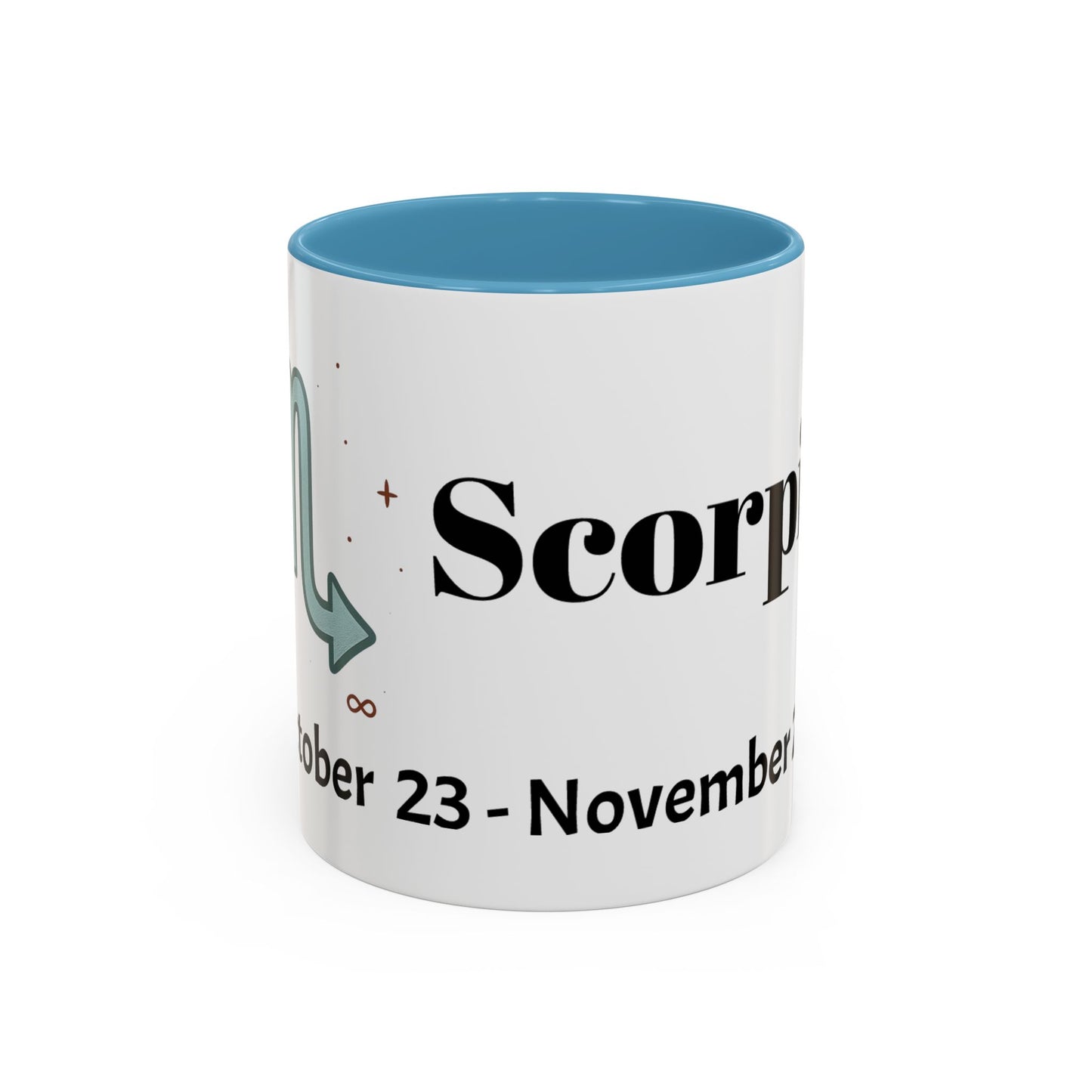 Scorpio Zodiac Coffee Mug - Astrology Gift, Horoscope Mug, Black Accent, Astrology Lover, Personalized Coffee Cup