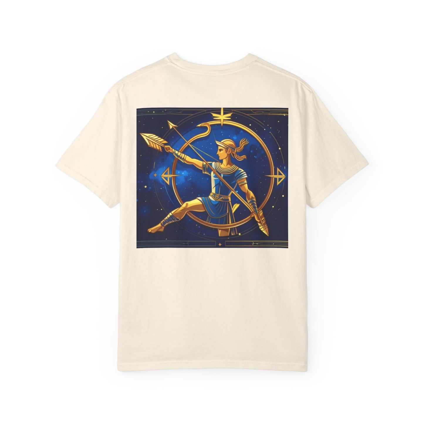 Sagittarius Zodiac sign Graphic T-shirt, Bohemian Style Tee, Astrology Gift, Unisex Casual Wear, Unique Graphic Tee, Space Inspired Fashion