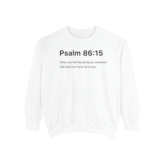 Unisex Garment-Dyed Sweatshirt