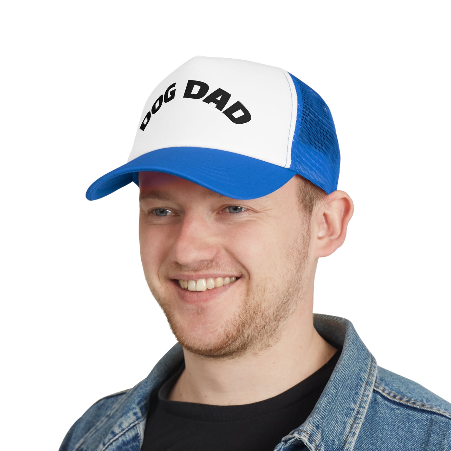 Dog Dad Mesh Cap, Perfect Gift for Pet Lovers, Father's Day, Outdoor Activities, Cool Everyday Style, Adjustable Trucker Hat