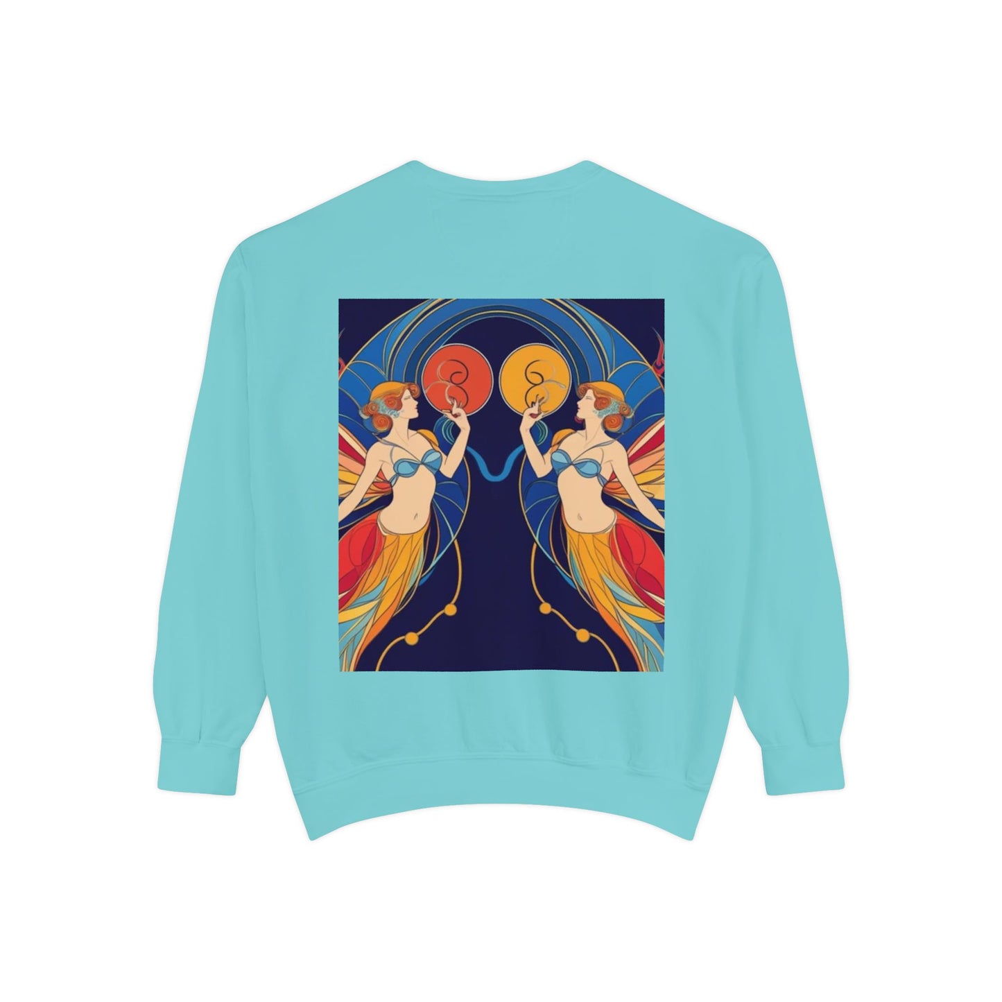 Gemini Astrological sign Unisex Garment-Dyed Sweatshirt