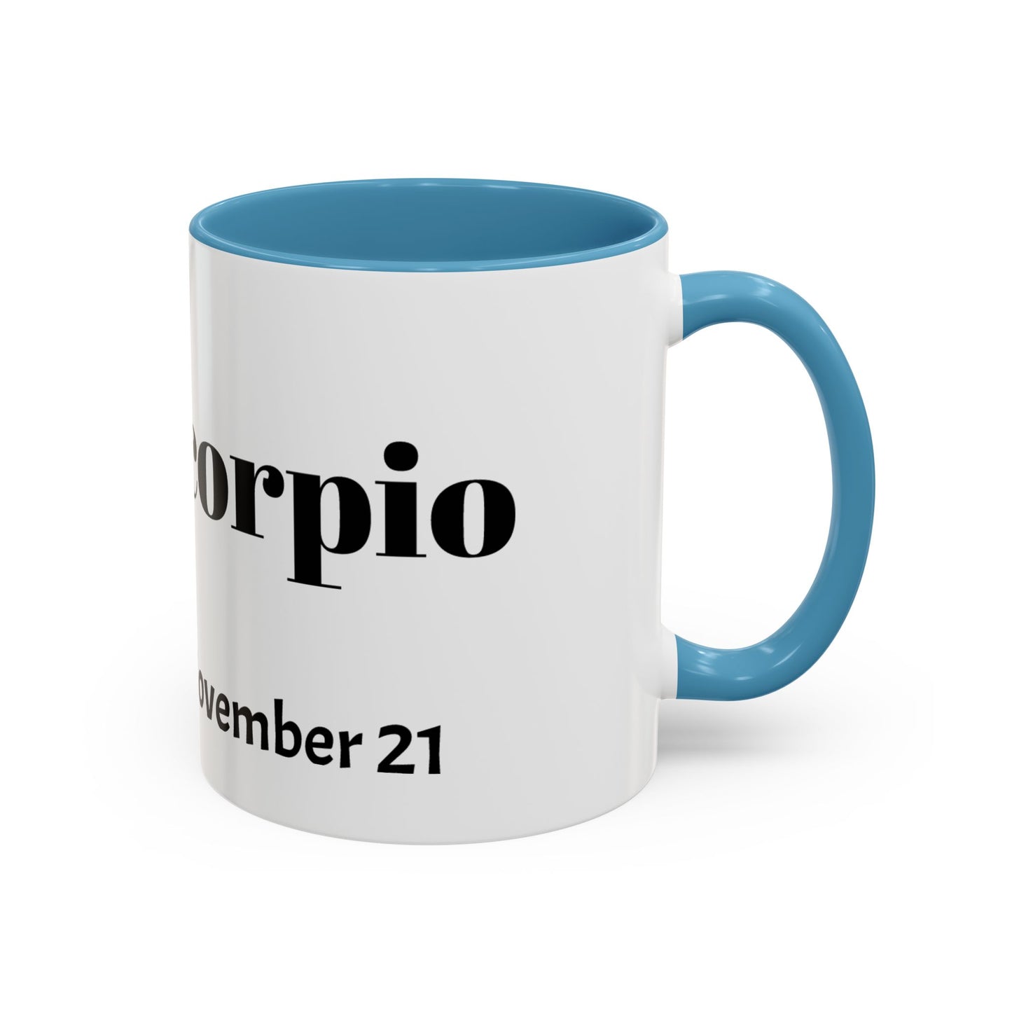 Scorpio Zodiac Coffee Mug - Astrology Gift, Horoscope Mug, Black Accent, Astrology Lover, Personalized Coffee Cup