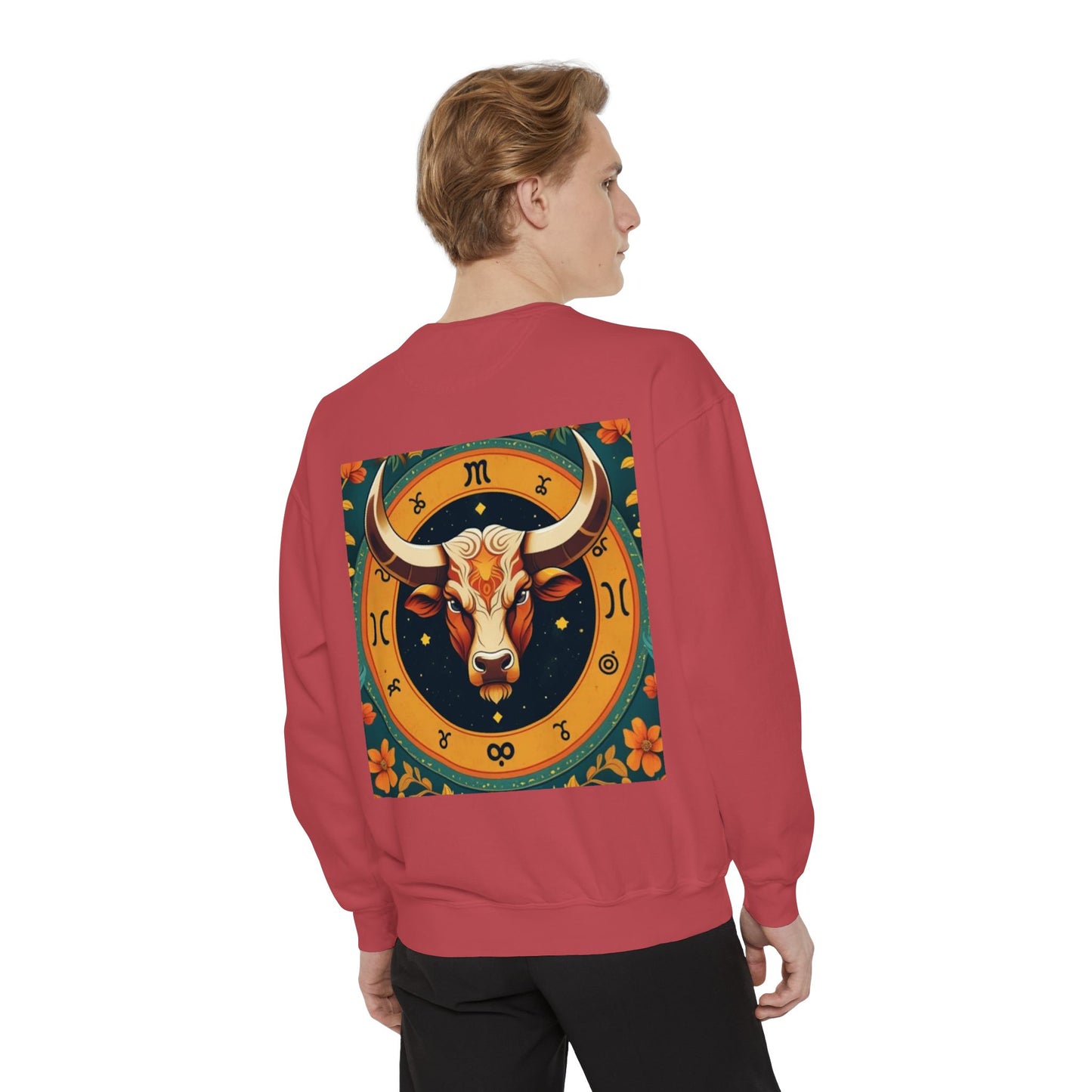Taurus Astrological sign Unisex Garment-Dyed Sweatshirt