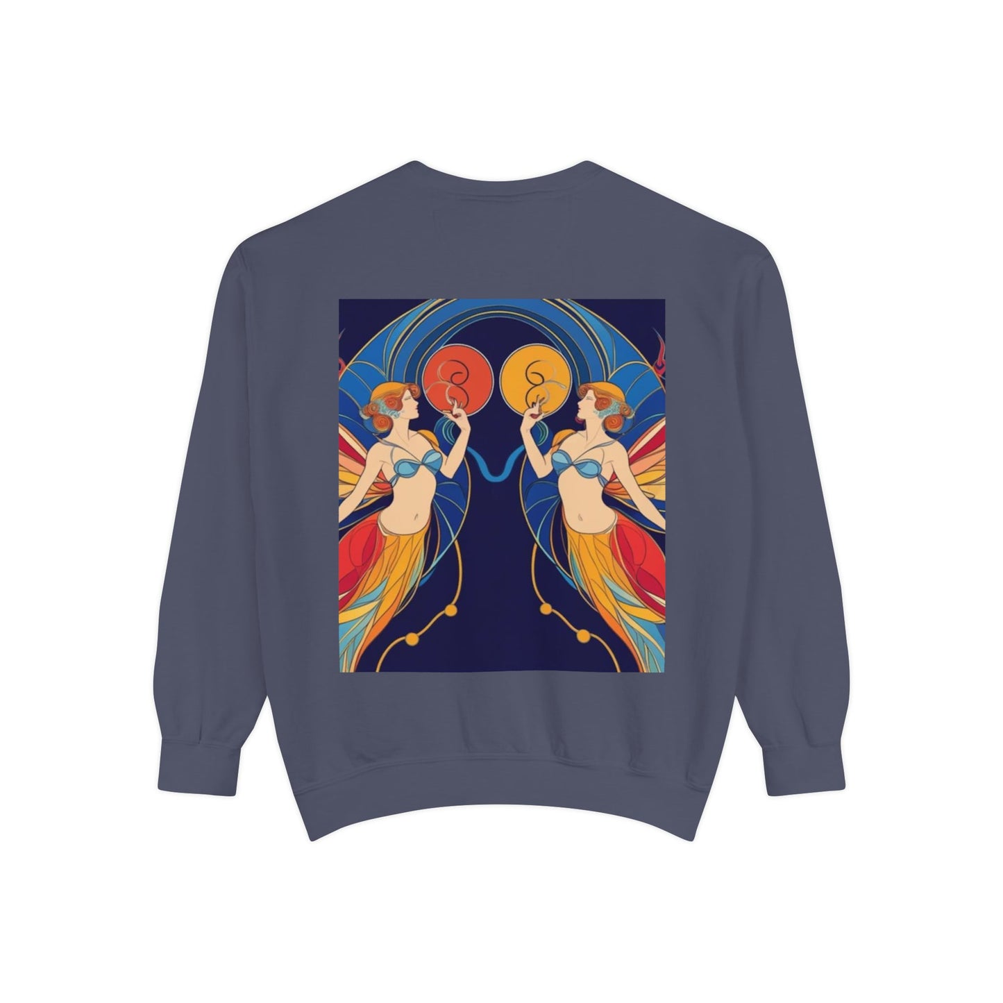 Gemini Astrological sign Unisex Garment-Dyed Sweatshirt