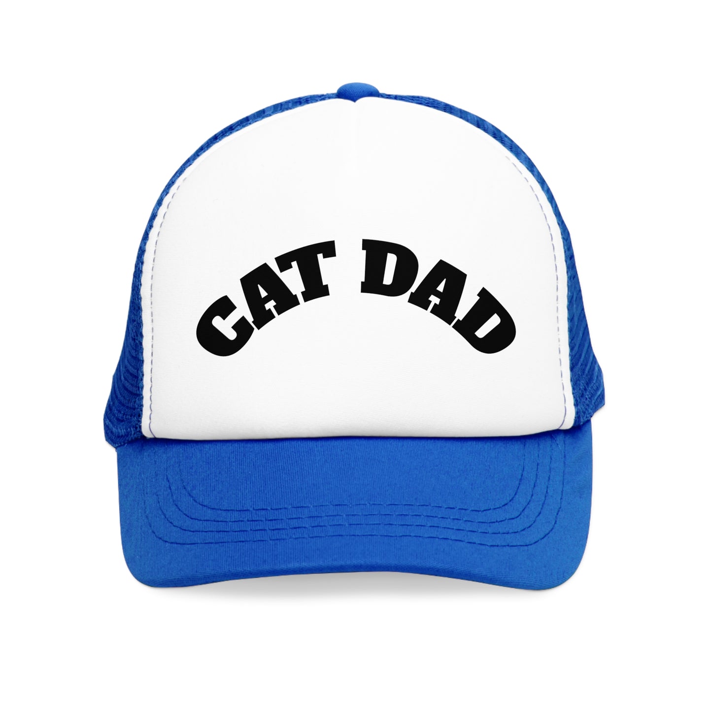 Cat Dad Mesh Cap - Perfect Gift for Pet Lovers, Father's Day, Casual Wear, Fun Trucker Hat, Cat Parent Apparel, Gift for Cat Owners