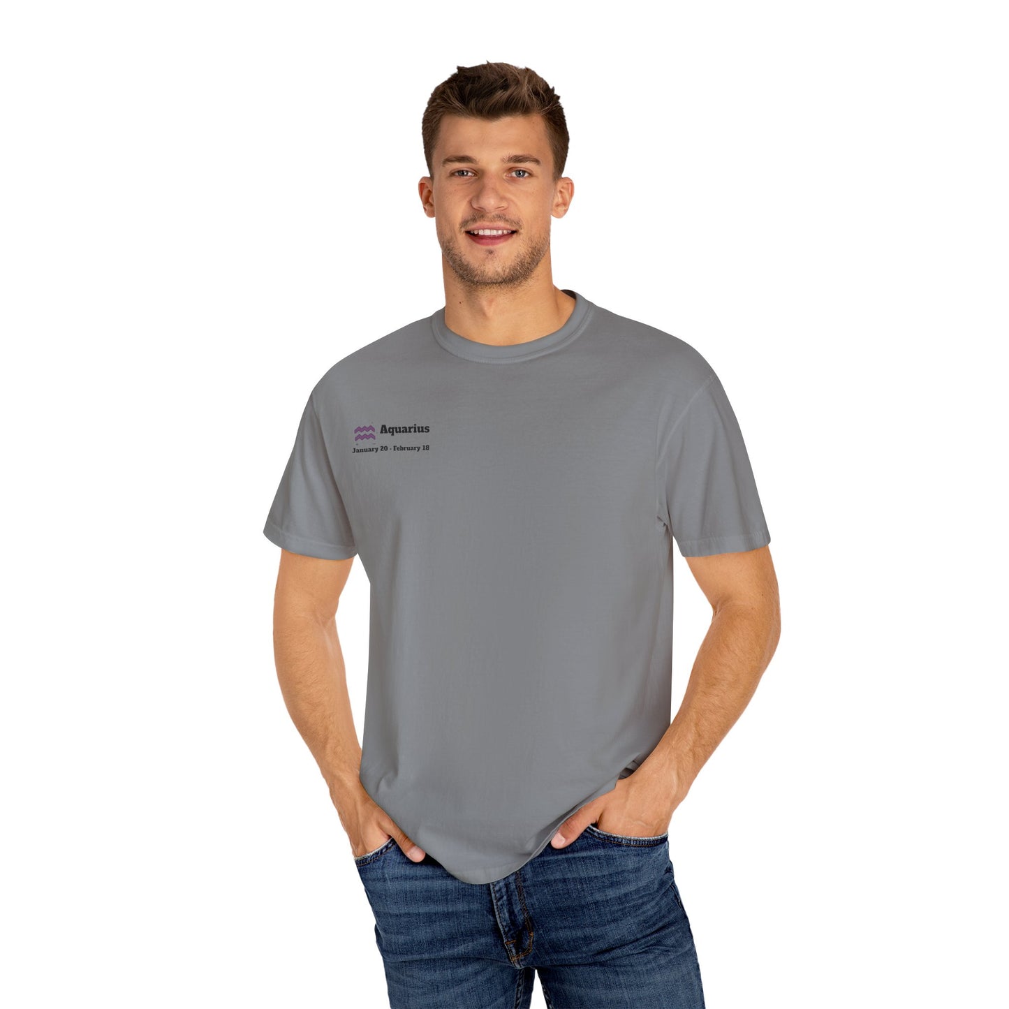 Aquarius zodiac sign Unisex T-shirt with Celestial Design - Astrology Gifts, Cosmic Tees for Horoscope Lovers, Astrology Apparel, Starry Night [...]