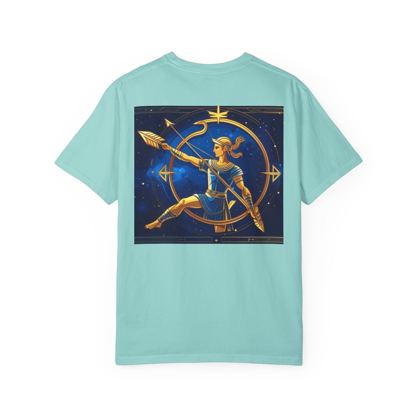 Sagittarius Zodiac sign Graphic T-shirt, Bohemian Style Tee, Astrology Gift, Unisex Casual Wear, Unique Graphic Tee, Space Inspired Fashion