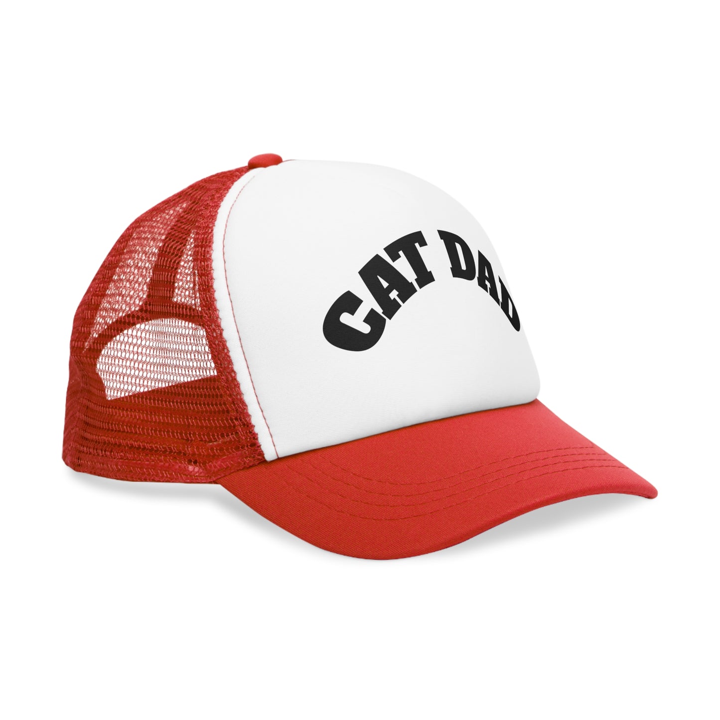 Cat Dad Mesh Cap - Perfect Gift for Pet Lovers, Father's Day, Casual Wear, Fun Trucker Hat, Cat Parent Apparel, Gift for Cat Owners